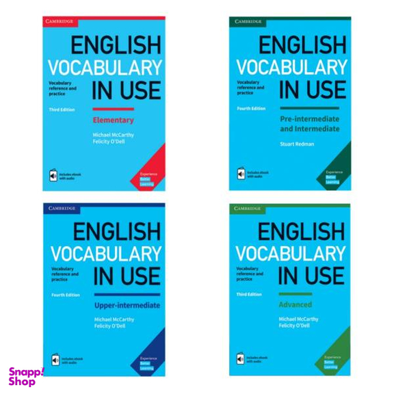 کتاب English Vocabulary in Use اثر جمعی از نویسندگان انتشارات کمبریج 4جلدی