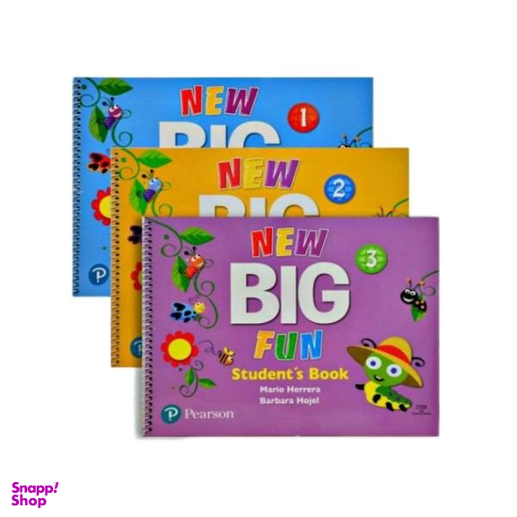 کتاب new big fun اثر Mario Herrera and Barbara Hojel انتشارات پیرسون 3 جلدی