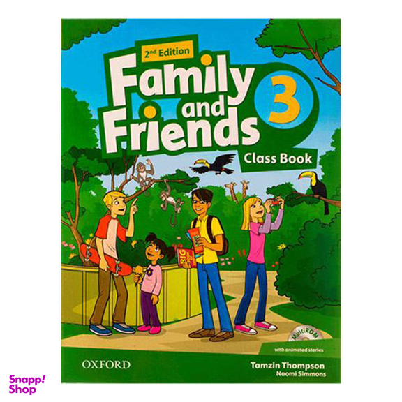 کتاب Family and Friends 3 Second Edition اثر Tamzin Thompson and Naomi Simmons انتشارات oxford