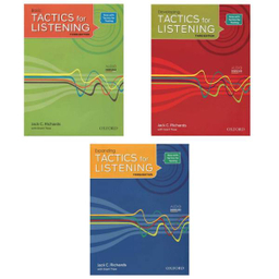 کتاب Tactics for Listening 3rd / اثر Jack C. Richards انتشارات اکسفورد 3جلدی