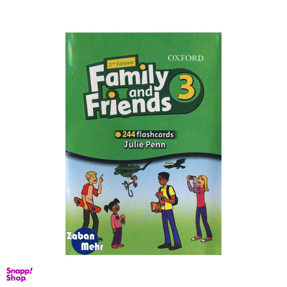 فلش کارت Family And Friends 3 British انتشارات زبان مهر