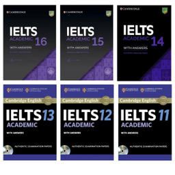 کتاب IELTS Cambridge 11 - 16 Academic / اثر جمعی از نویسندگان انتشارات کمبریج 6جلدی