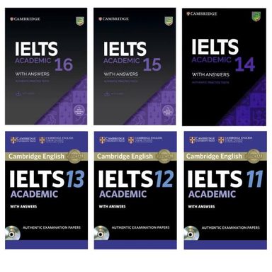 کتاب IELTS Cambridge 11 - 16 Academic / اثر جمعی از نویسندگان انتشارات کمبریج 6جلدی