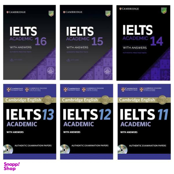 کتاب IELTS Cambridge 11 - 16 Academic / اثر جمعی از نویسندگان انتشارات کمبریج 6جلدی