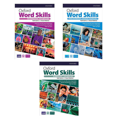 کتاب Oxford Word Skills Second Edition / اثر Ruth Gairns And Stuart Redman انتشارات زبان مهر3جلدی