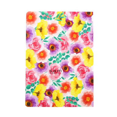 دفتر مشق 40 برگ سم طرح گلهای بهاری