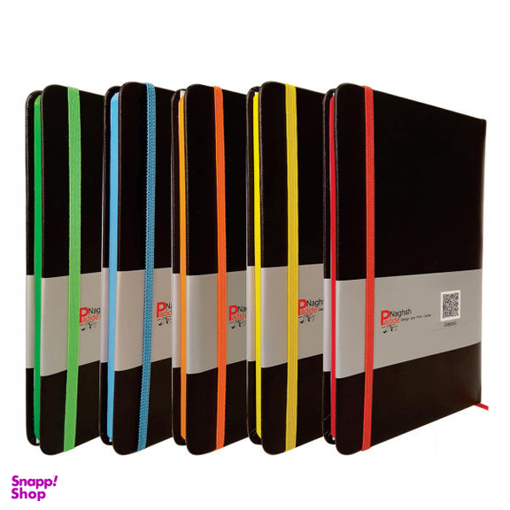 دفتر یادداشت پدیده نقش مدل مداد رنگی بسته 5 عددی