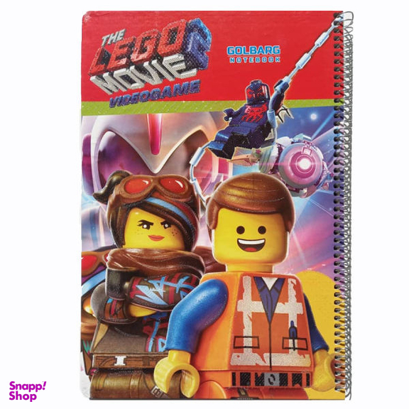 دفتر نقاشی 50 برگ گلبرگ (Golbarg) طرح لگو کد 0058