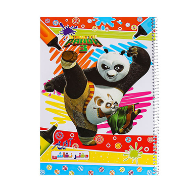 دفتر نقاشی 50 برگ آذین مهر طرح PANDA کد A-195