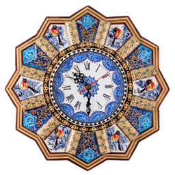 ساعت دیواری خاتم کاری طهران گوهر مدل TG7500