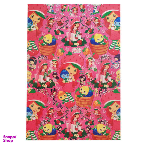 کاغذ کادو طرح دختر توت فرنگی بسته 2 عددی