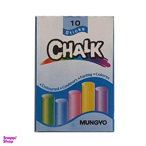 گچ رنگی مانگیو مدل M1 بسته 10 عددی