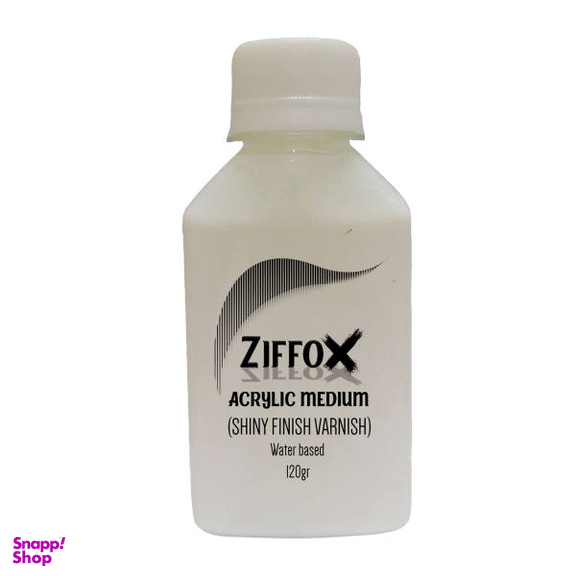 وارنیش اکریلیک زیفوکس مدل shiny finish حجم 120 میلی لیتر