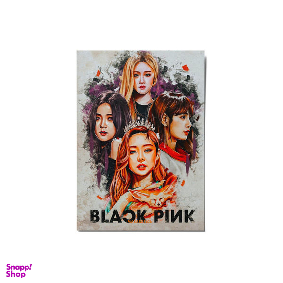 کارت پستال ماسا دیزاین طرح BLACK PINK مدل stkv0128