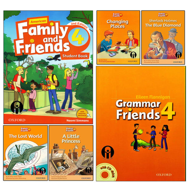 کتاب Family and Friends 4 اثر جمعی از نویسندگان انتشارات الوندپویان شش جلدی