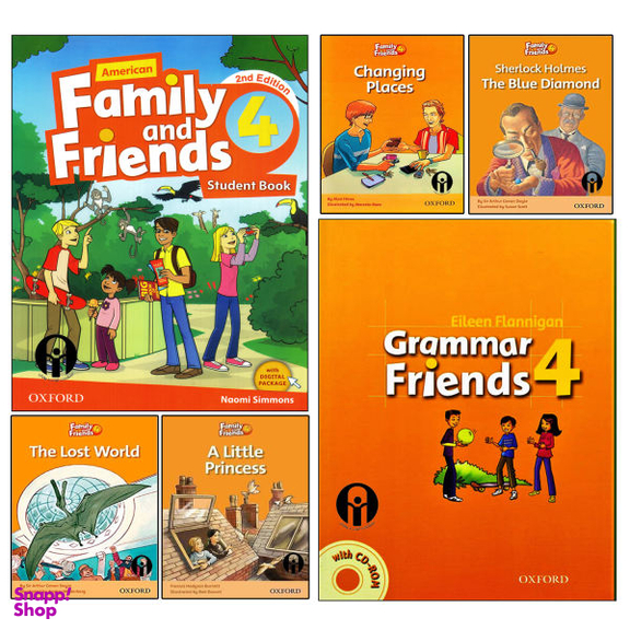 کتاب Family and Friends 4 اثر جمعی از نویسندگان انتشارات الوندپویان شش جلدی