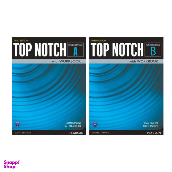 کتاب Top Notch Fundamentals اثر Joan Saslow and Allen Ascher انتشارات هدف نوین 2 جلد