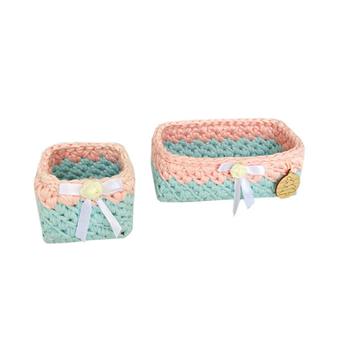 سبد قلاب بافی تریکو کد 255 مجموعه دو عددی