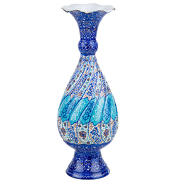 گلدان مینا کاری مدل اسلیمی کد E25