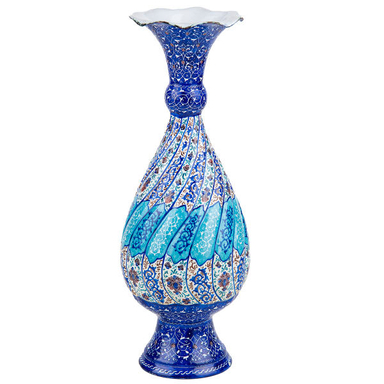 گلدان مینا کاری مدل اسلیمی کد E25