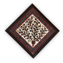 تابلو سوزن دوزی مدل گلدان کد 1009