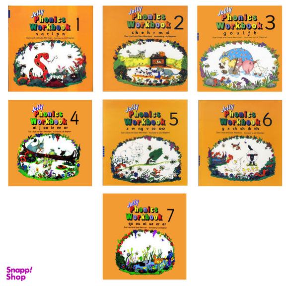 کتاب Jolly Phonics Workbook اثر Sara Wernham and Sue Lioyd انتشارات Jolly هفت جلدی