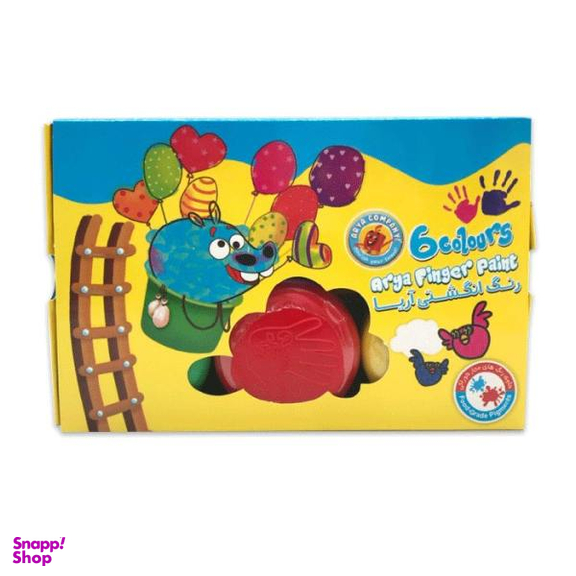رنگ انگشتی 6 رنگ آریا کد 67