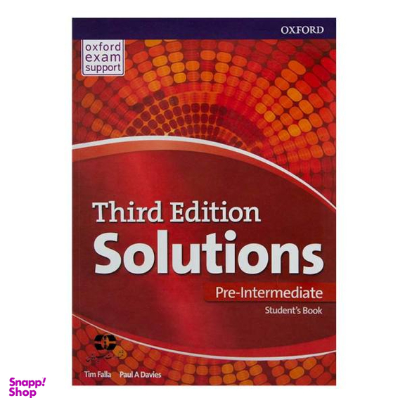 کتاب Solutions Pre-Intermediate Third Edition اثر Tim Falla Paul A Davies انتشارات سپاهان
