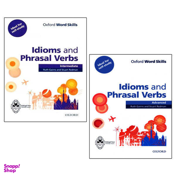 کتاب Idioms and Phrasal Verbs Word Skills اثر Ruth Gairns انتشارات آکسفورد 2 جلدی