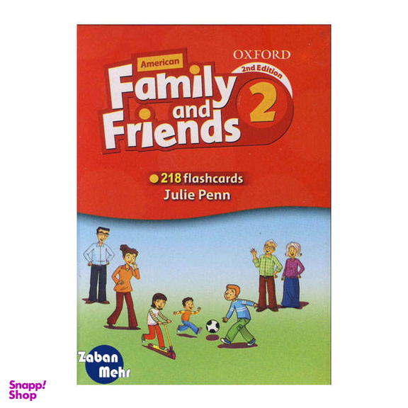 فلش کارت American Family and Friends 2 انتشارات زبان مهر