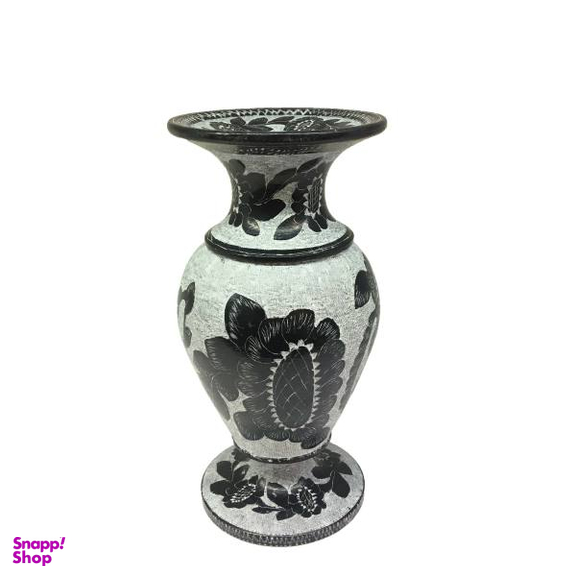 گلدان سنگی مدل گلدار کد 01