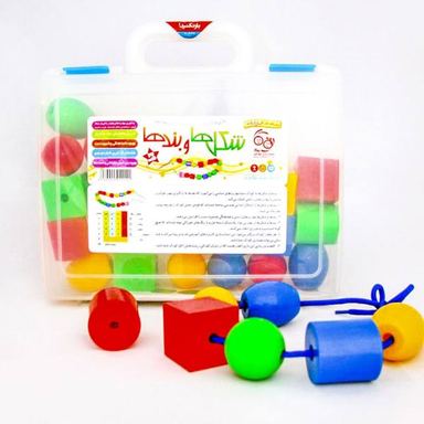 بازی آموزشی گلدونه مدل شکل ها و بندها