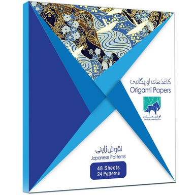 بسته کاغذ اوریگامی اوریمان مدل طرح ژاپنی