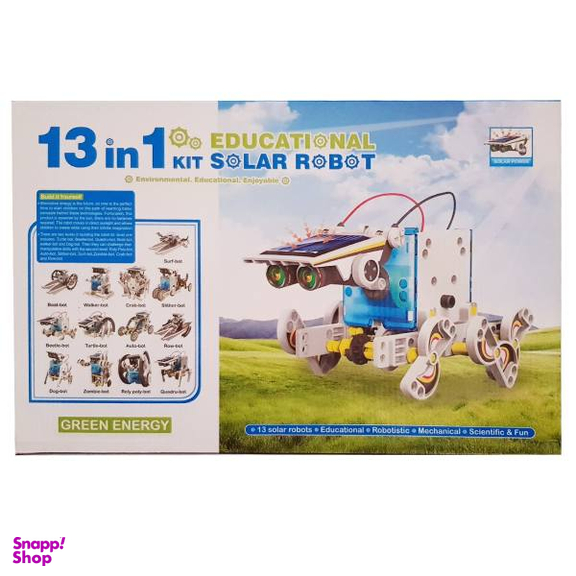 کیت آموزشی ربات خورشیدی مدل Green Energy 13 in 1