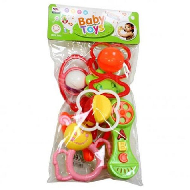 جغجغه مدل baby toys 326-943 مجموعه 7 عددی