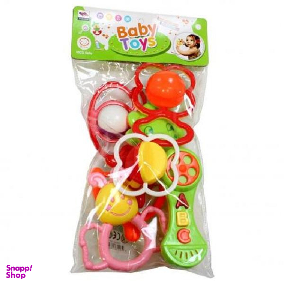 جغجغه مدل baby toys 326-943 مجموعه 7 عددی