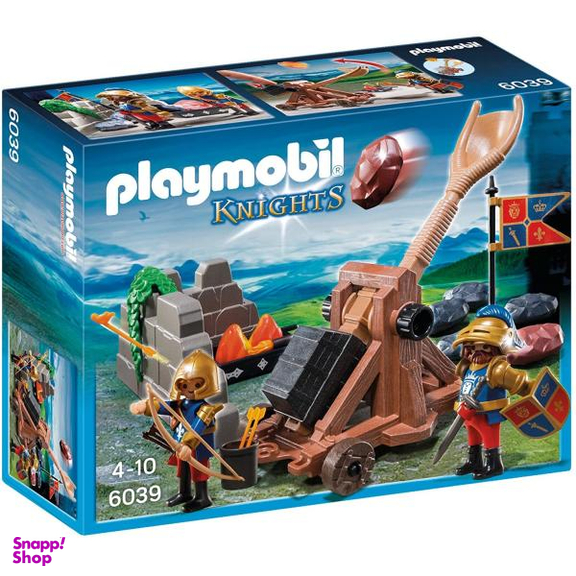 ساختنی پلی موبیل مدل Royal Lion Knights Catapult 6039