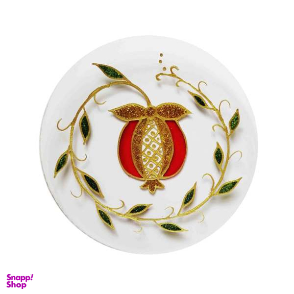 بشقاب ویترای طرح انار کد A-1
