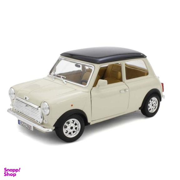 ماشین بازی بوراگو مدل Mini Cooper Beige