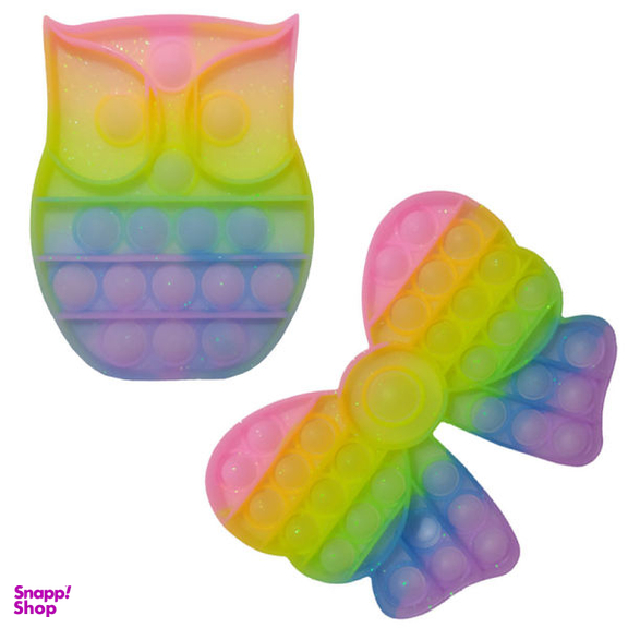 فیجت ضد استرس دنیای سرگرمی های کمیاب مدل پاپیت اکلیلی طرح پاپیون و جغد کد DSK-A191 مجموعه 2 عددی