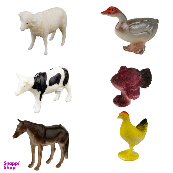 فیگور مدل حیوانات اهلی کد 2006-2 مجموعه 6 عددی