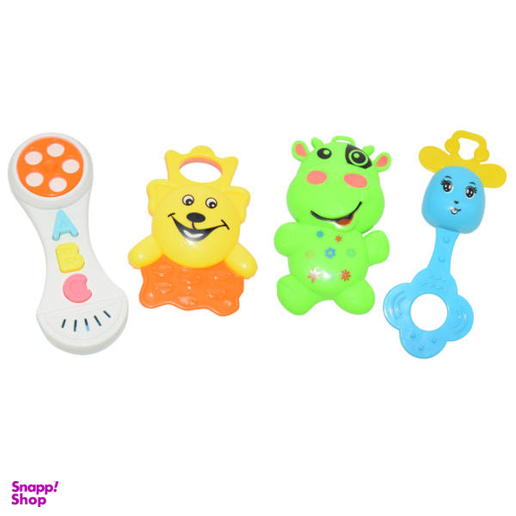 جغجغه مدل Baby Teethers مجموعه 4 عددی
