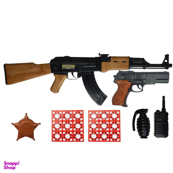 تفنگ بازی گلدن گان مدل naabsell-PA04 مجموعه 6 عددی
