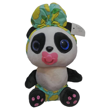عروسک طرح بچه پاندا پستونکی ارتفاع 25 سانتی متر