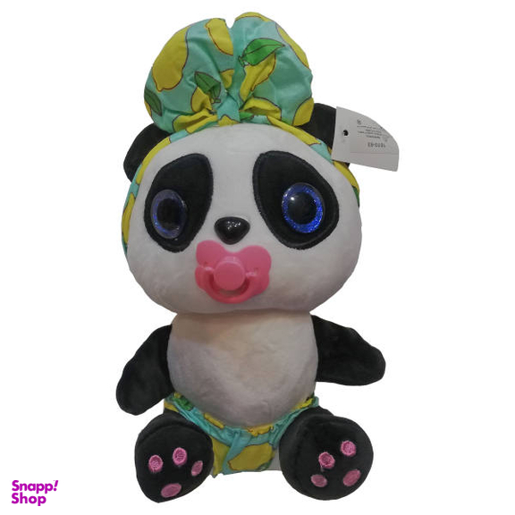 عروسک طرح بچه پاندا پستونکی ارتفاع 25 سانتی متر