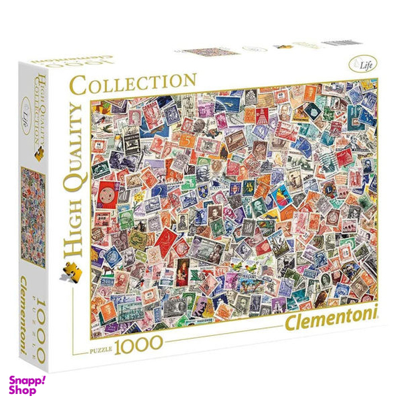 پازل 1000 تکه کلمنتونی مدل stamps کد 39387