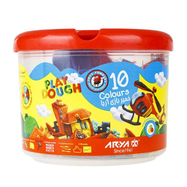 خمیربازی 10 رنگ آریا مدل GH-1068