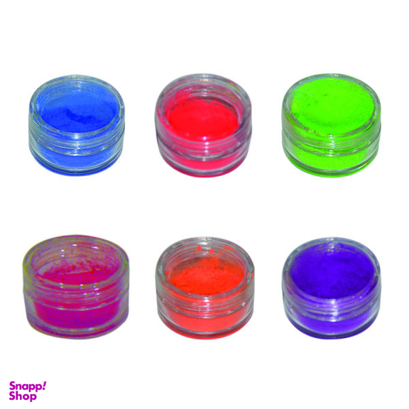 رنگ ژل بازی مدل بلک لایت مجموعه 6 عددی