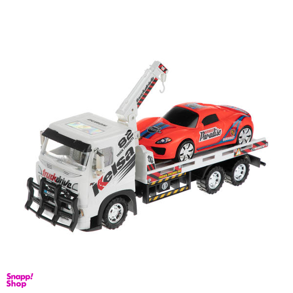 جرثقیل اسباب بازی دورج توی مدل Tow Truck مجموعه 2 عددی
