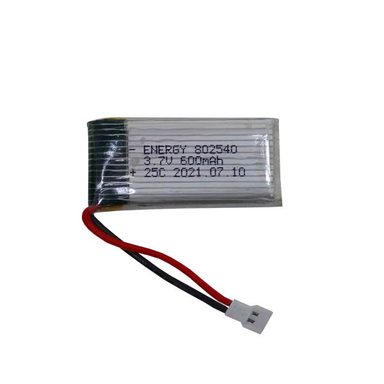باتری مدل لیتیوم پلیمر 3.7 ولت 600 میلی آمپر